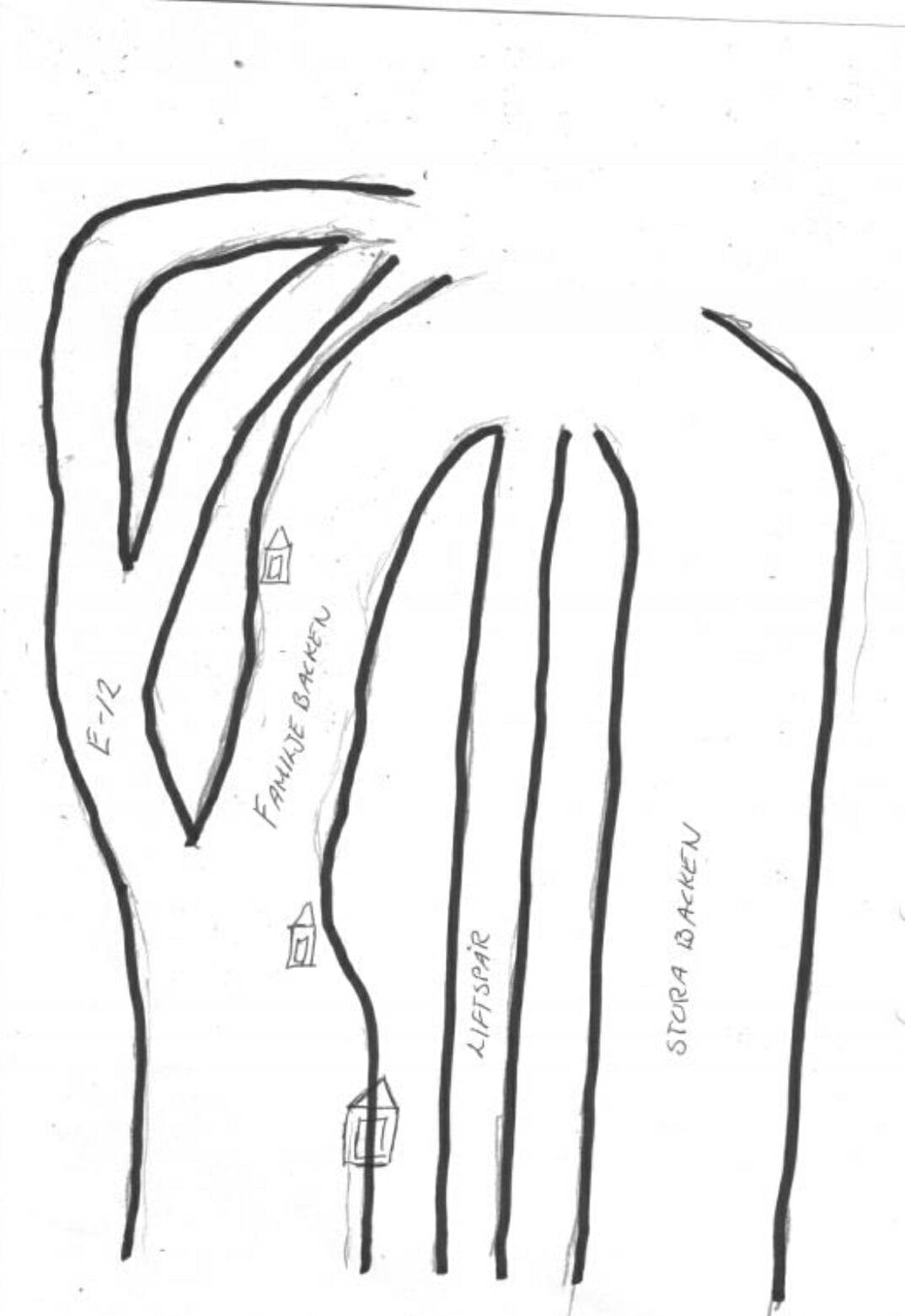 Umanbacken trail map