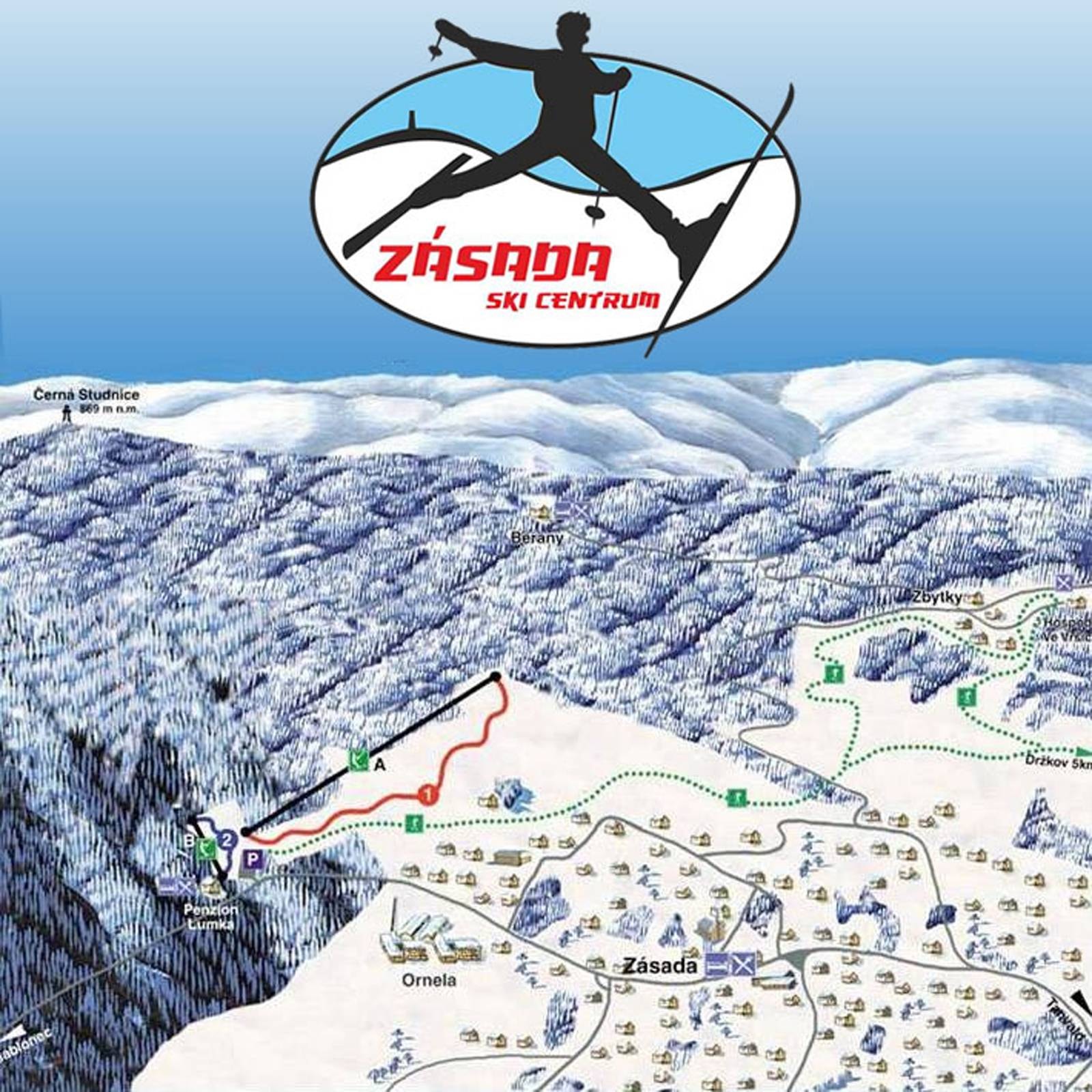 Zásada trail map