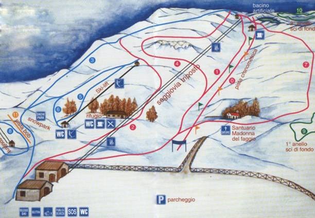 Eremo di Monte Carpegna trail map