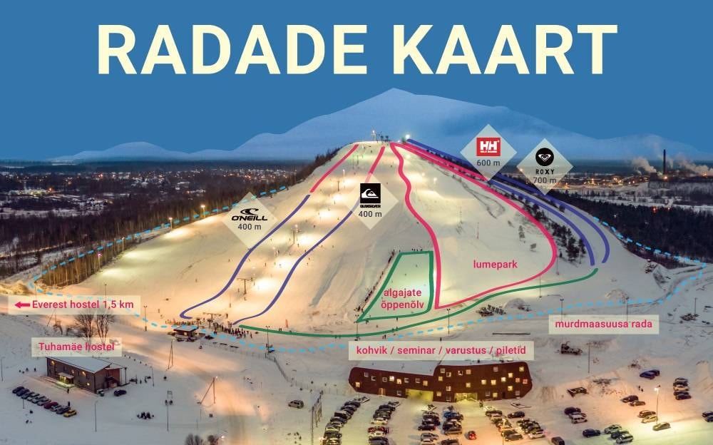 Kiviõli trail map