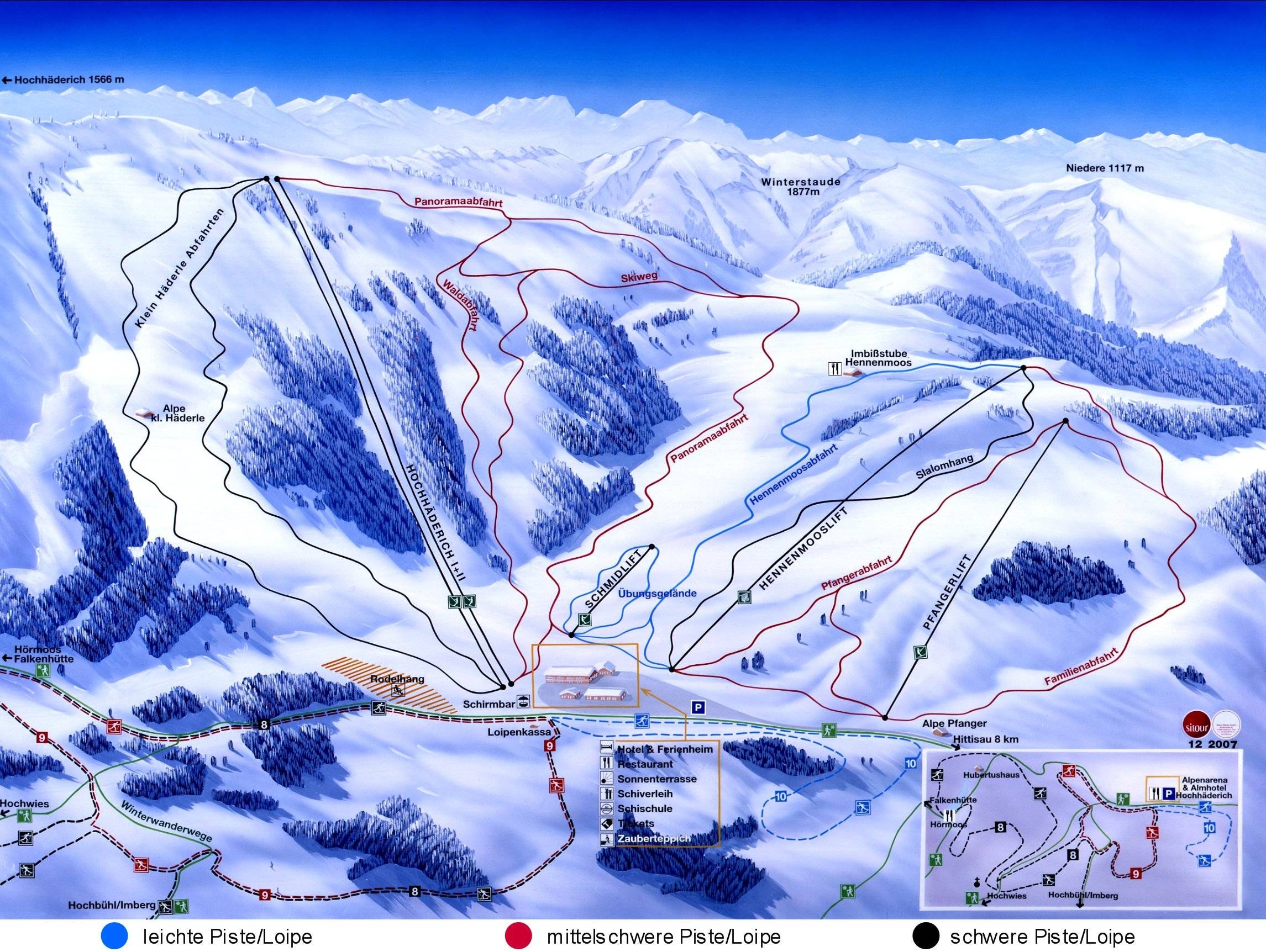 Hochhäderich – Hittisau trail map