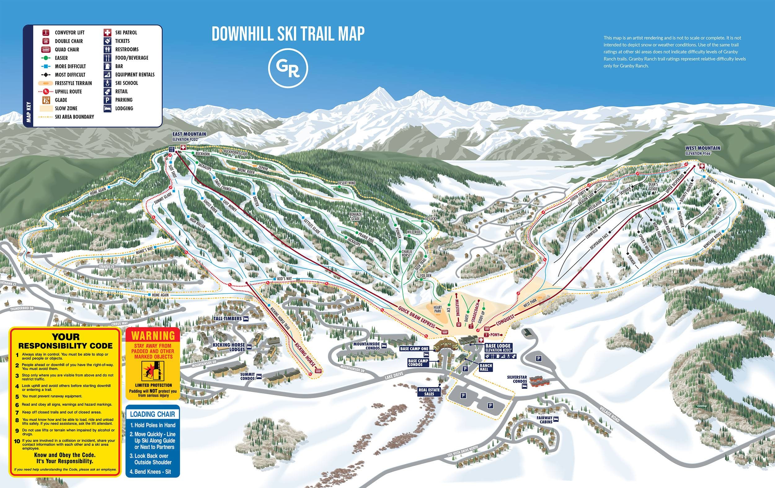 Granby Ranch trail map