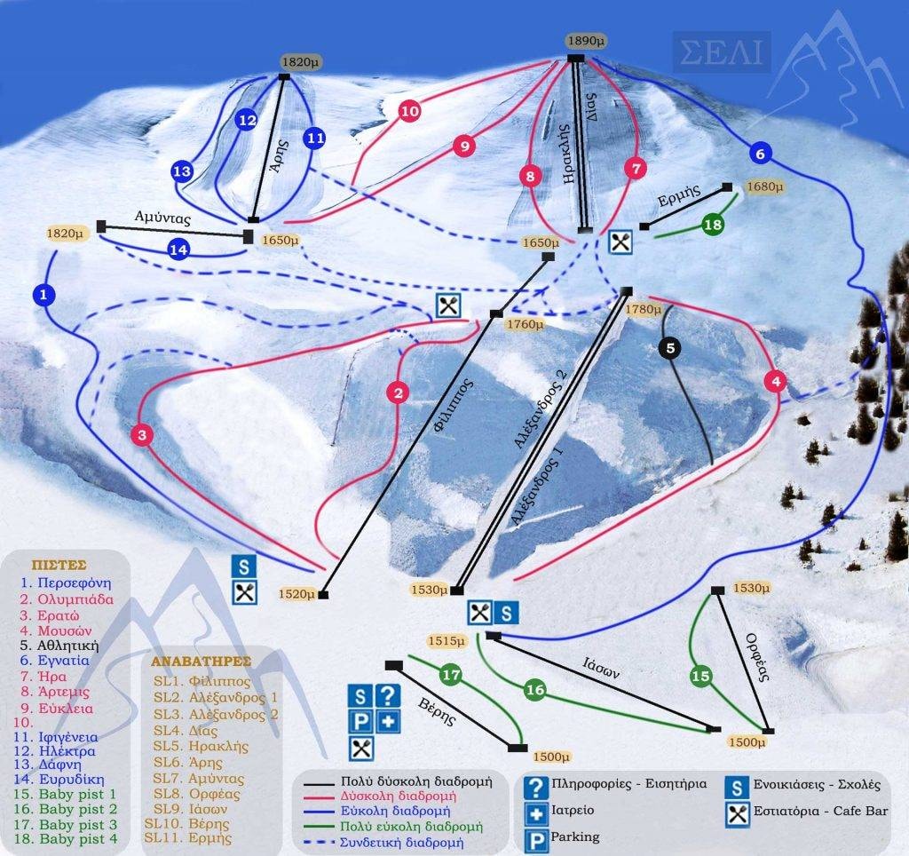 Seli trail map