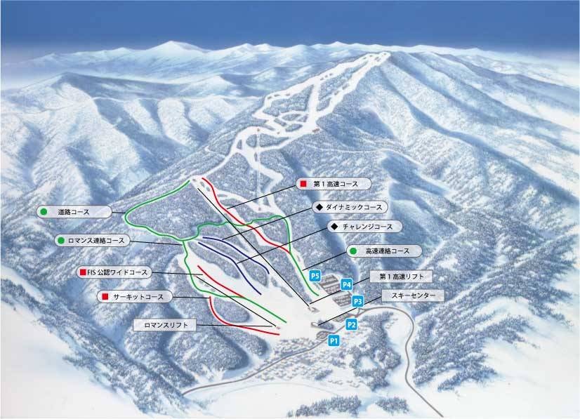 Nukabira Gensenkyo trail map
