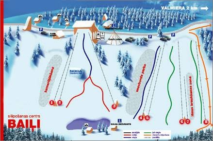 Baiļi trail map