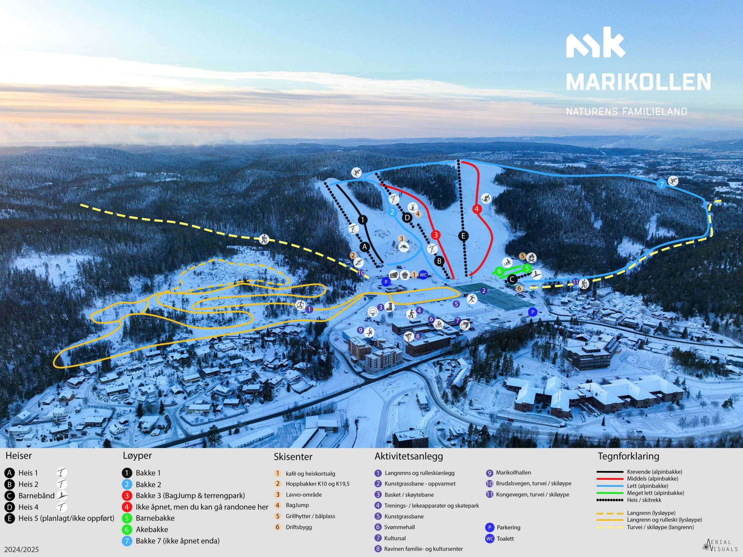 Marikollen – Fjerdingby trail map