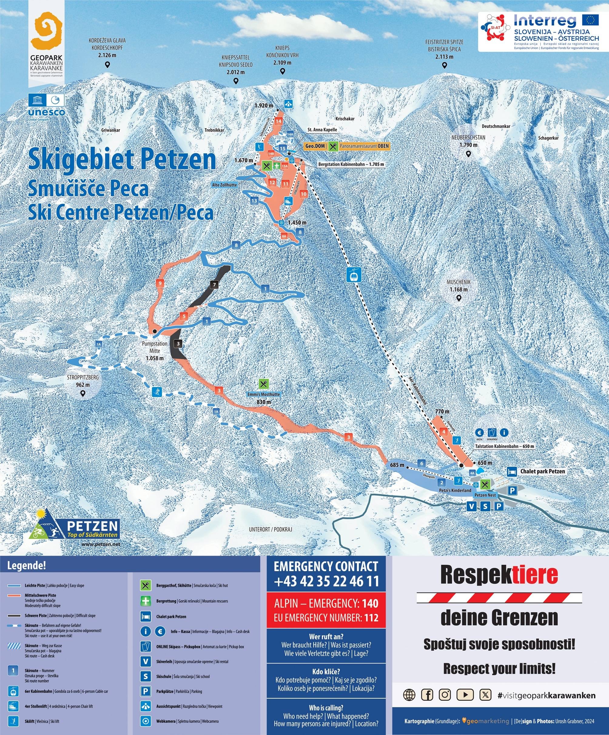 Petzen – Feistritz ob Bleiburg trail map