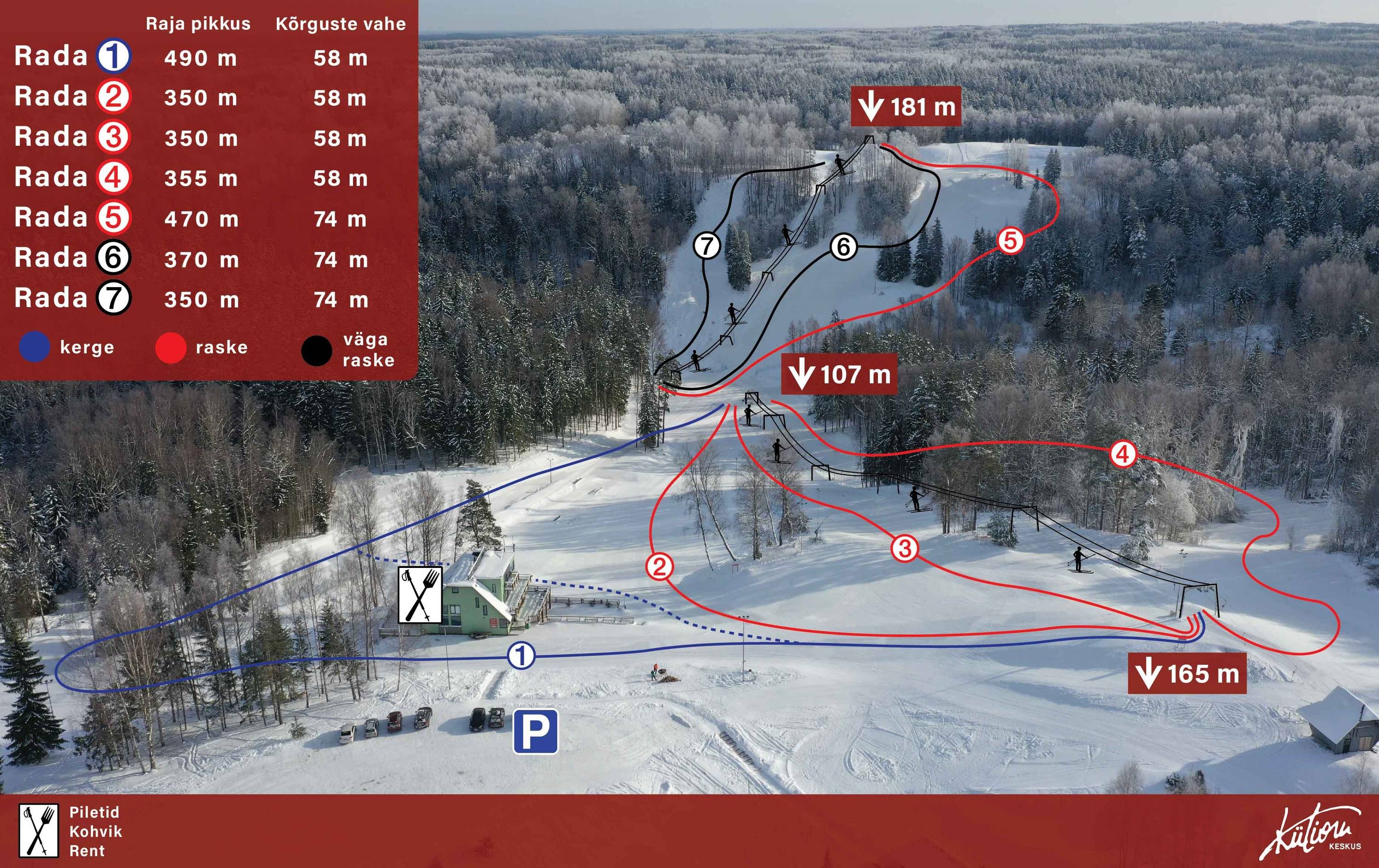 Kütiorg trail map