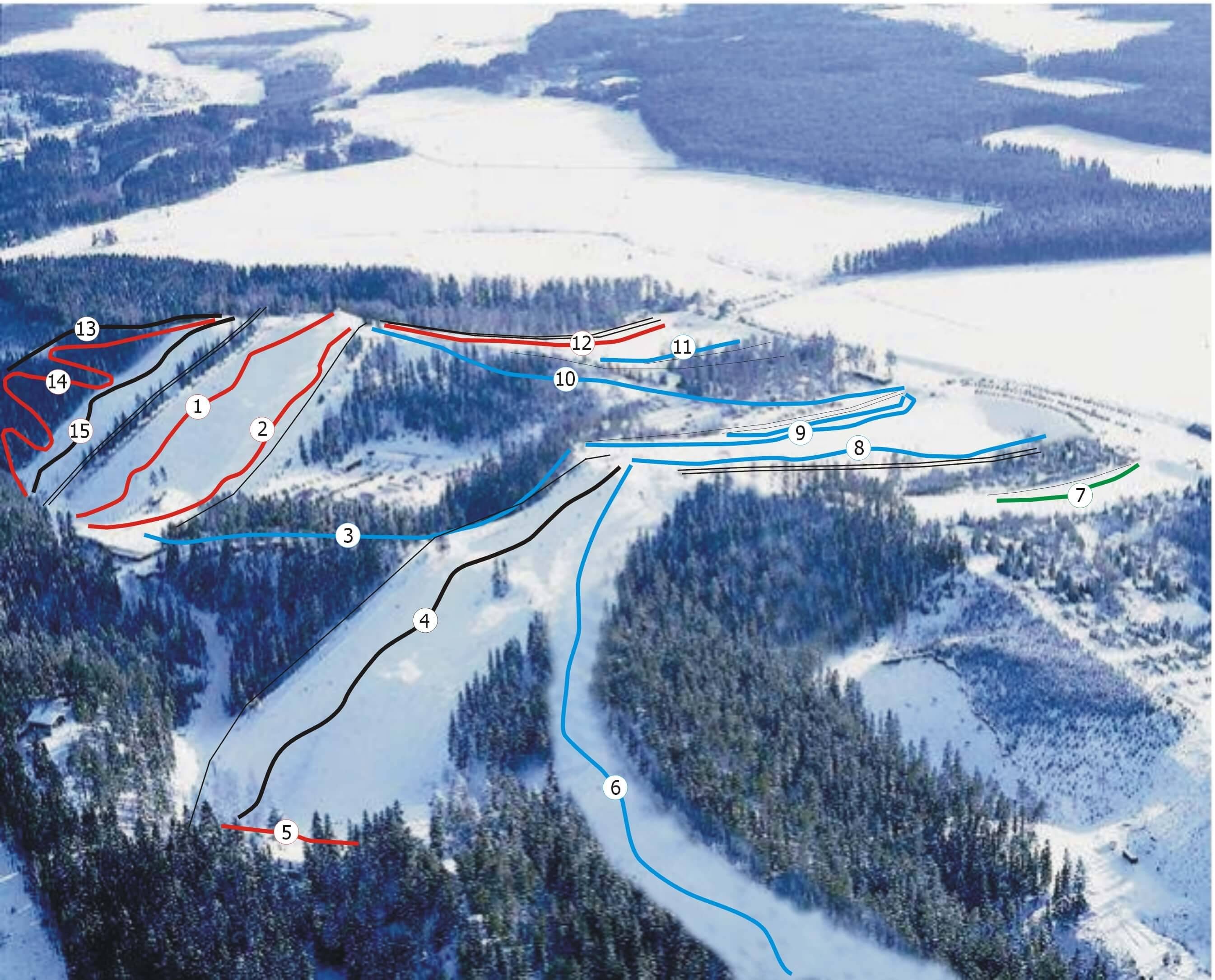 Kalpalinna trail map