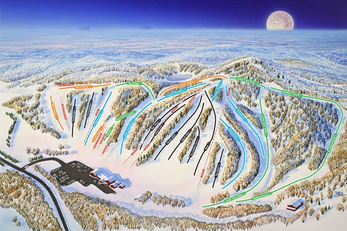 Wild Mountain trail map