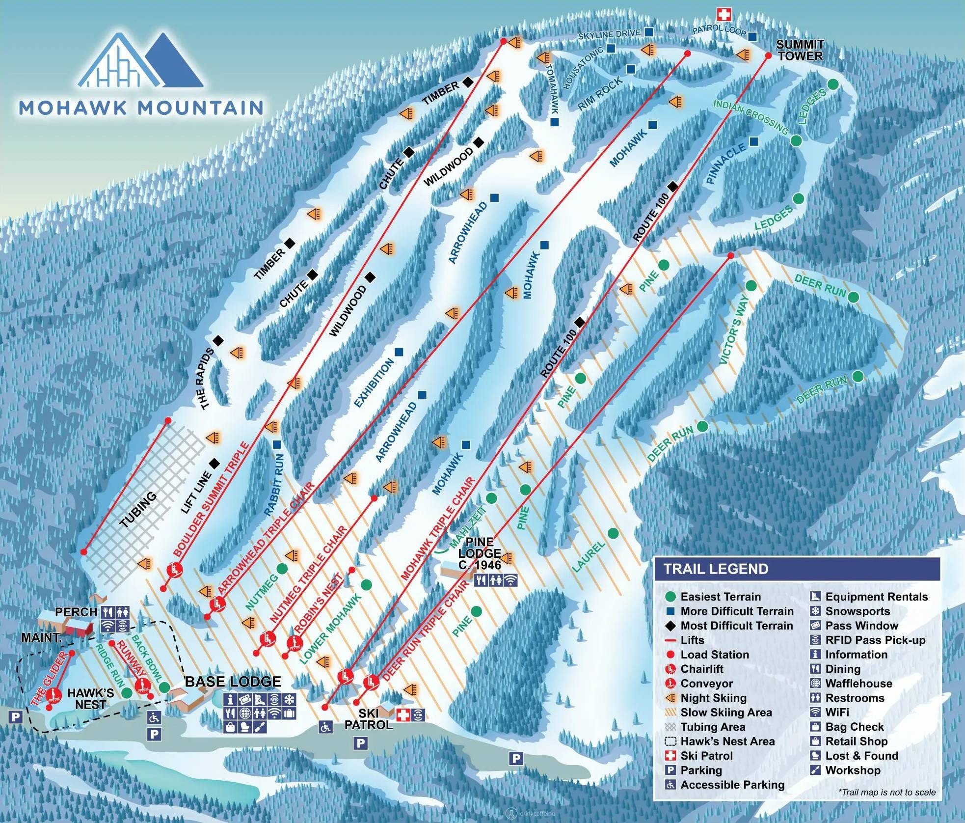 Mohawk Mountain trail map