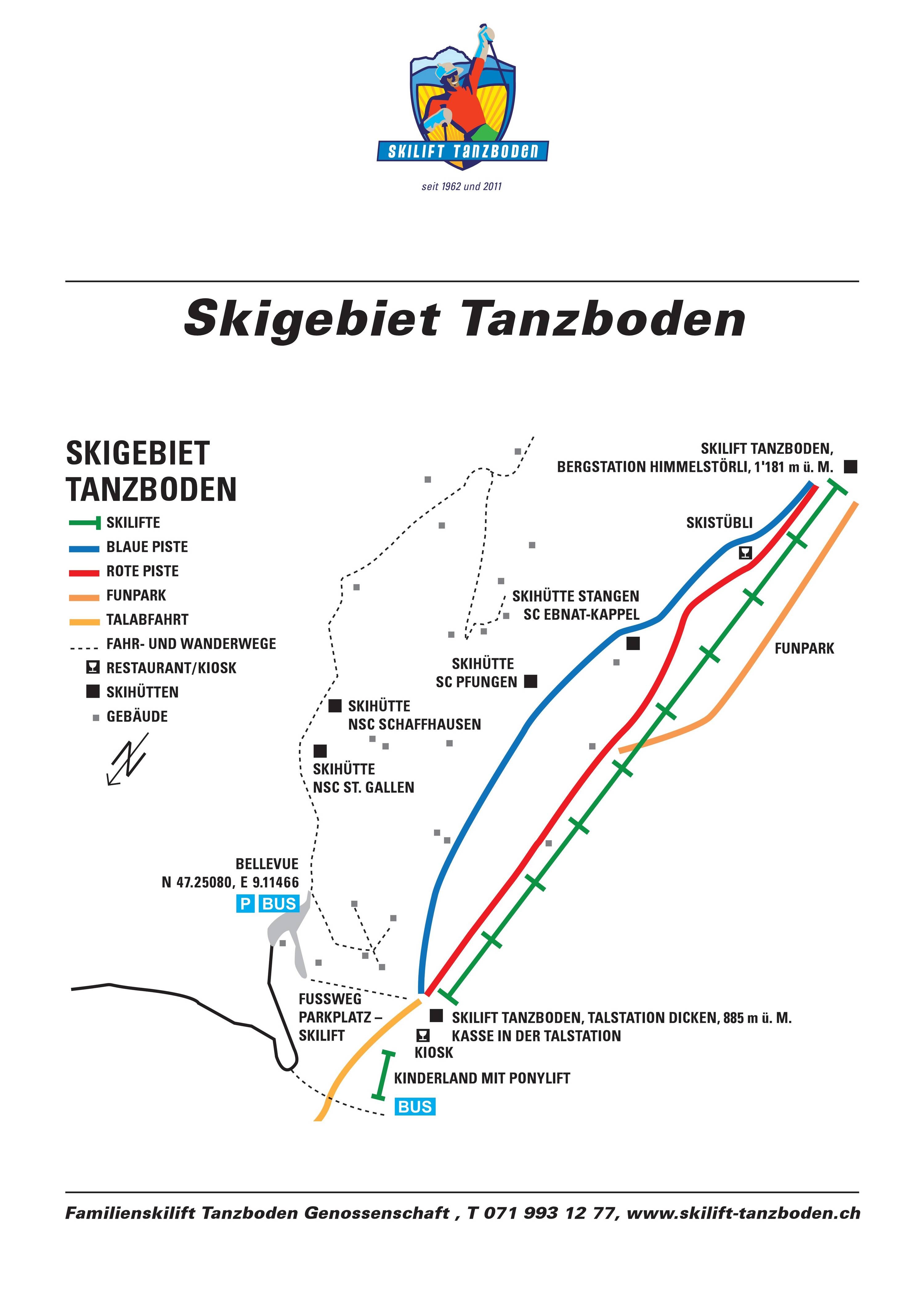 Tanzboden – Ebnat-Kappel trail map