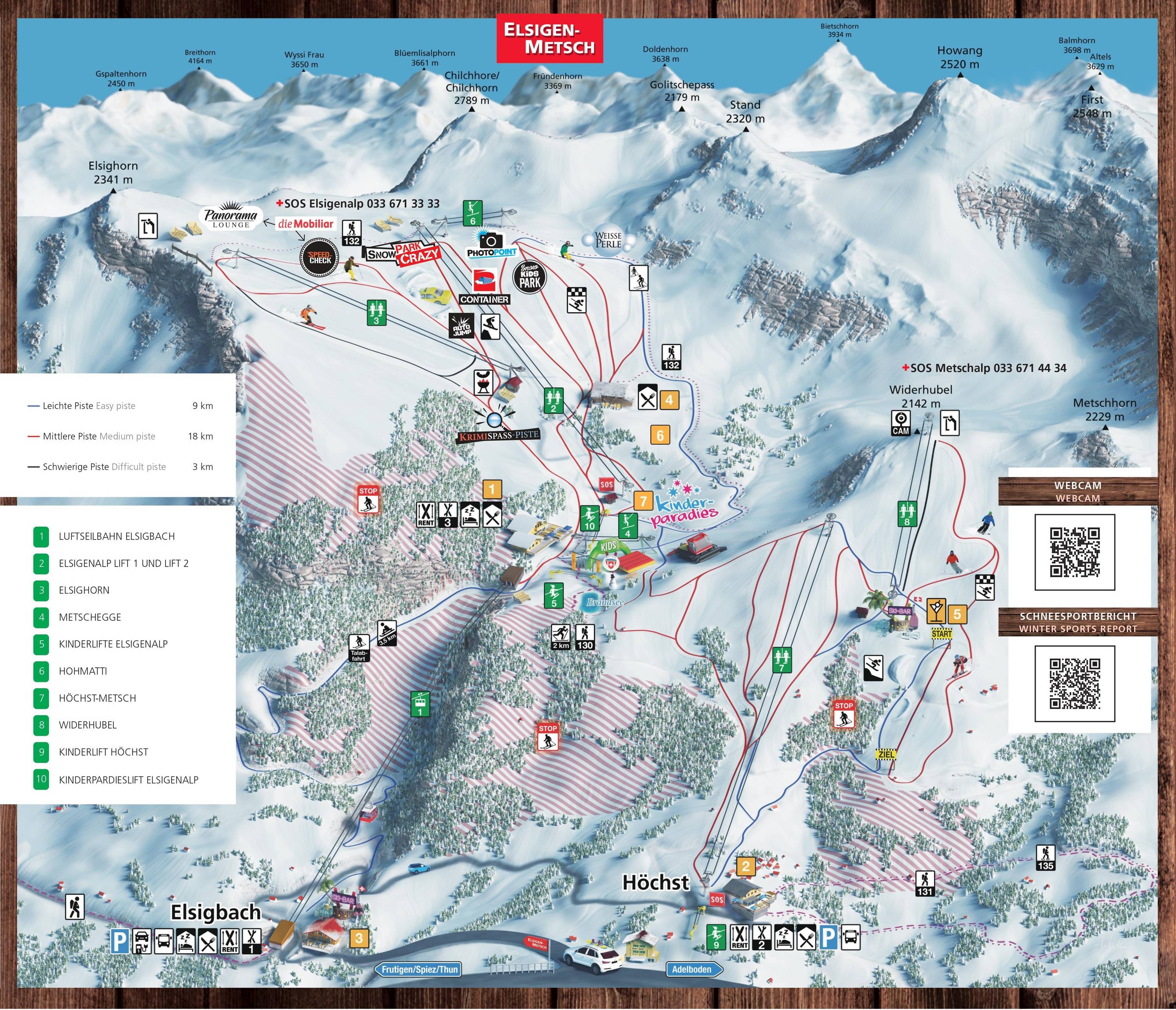 Elsigen-Metsch – Frutigen trail map
