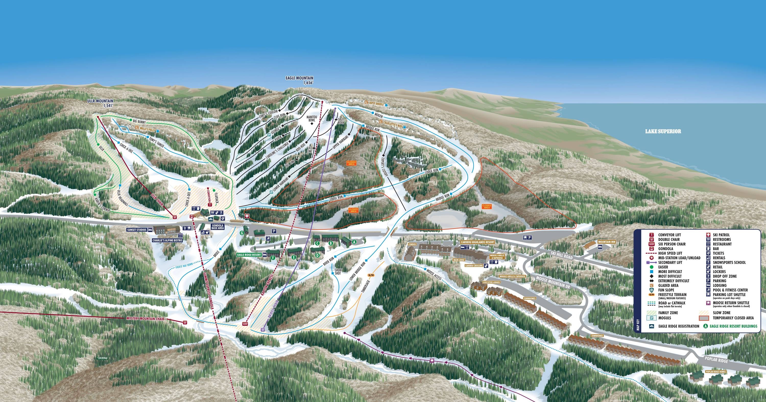 Lutsen Mountains trail map