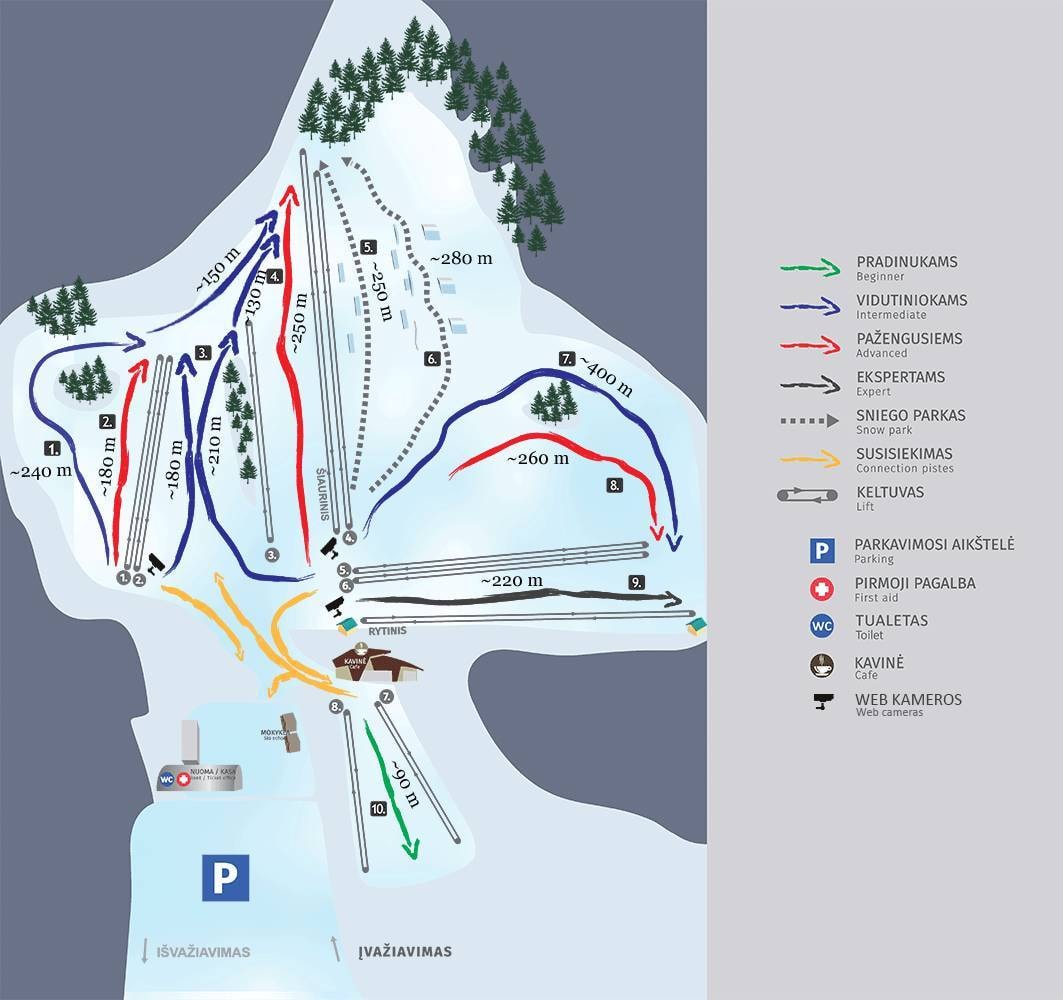 Liepkalnis – Vilnius (Žiemos trasa) trail map