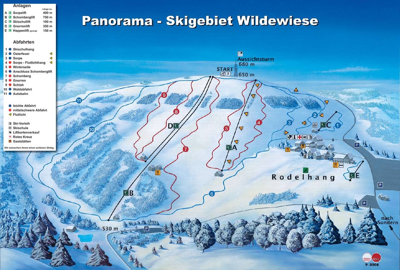 Wildewiese – Sundern trail map