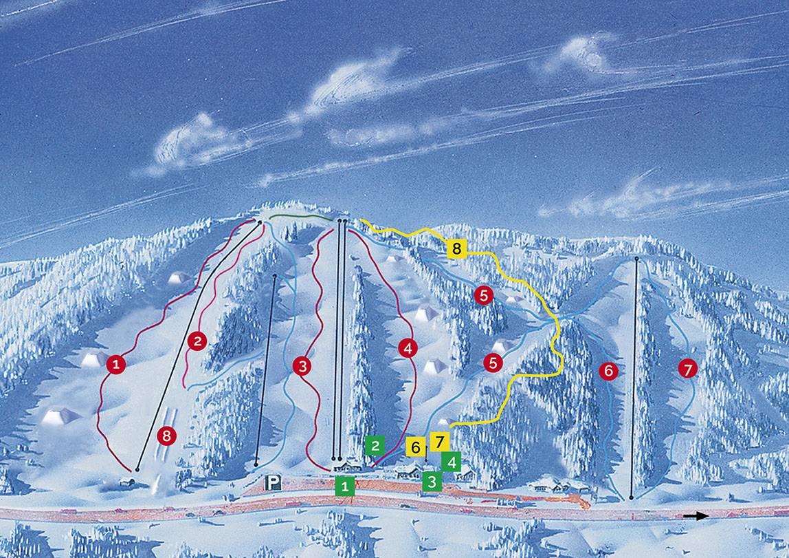Kasurila trail map