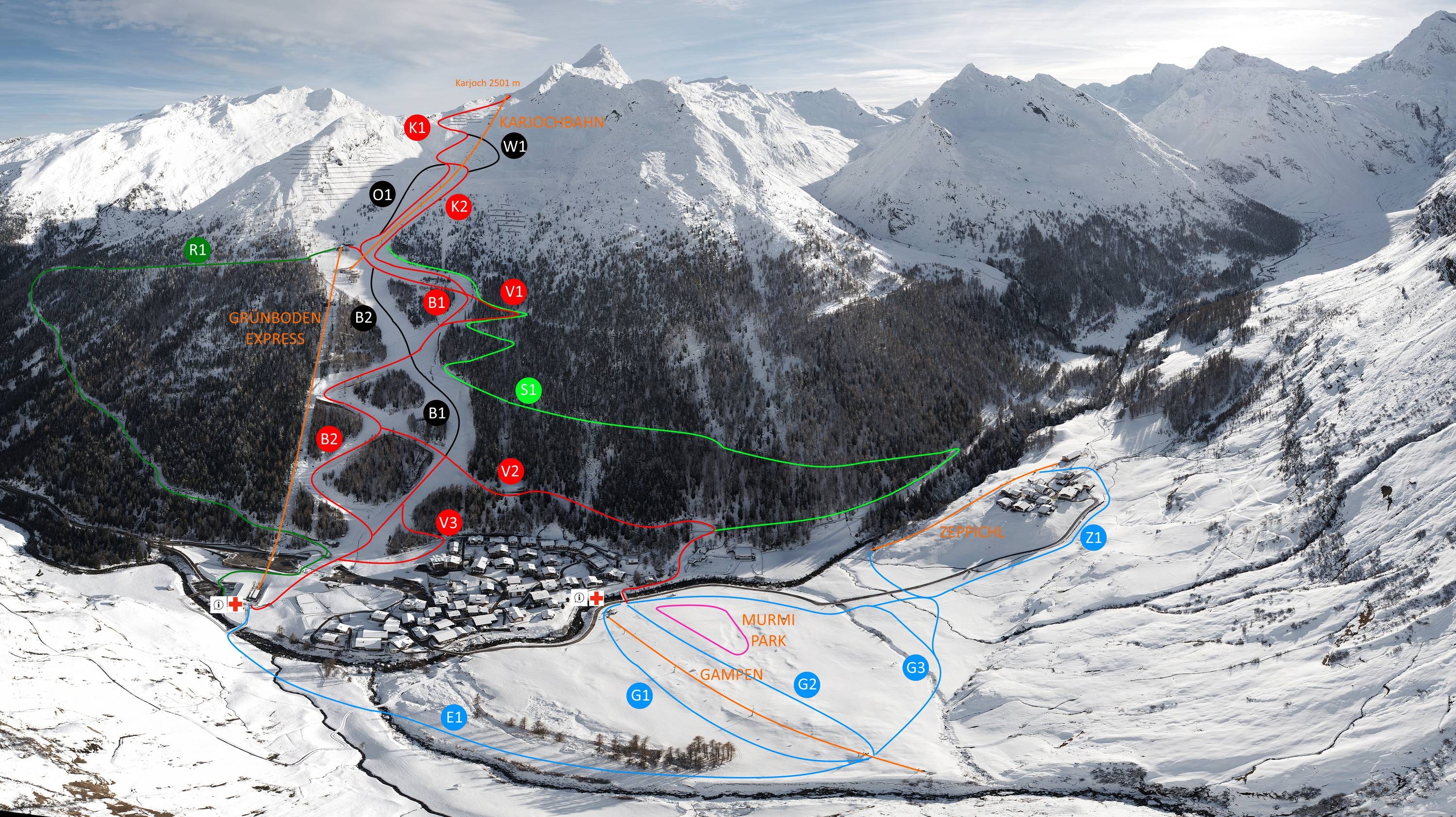 Pfelders (Moos in Passeier) trail map