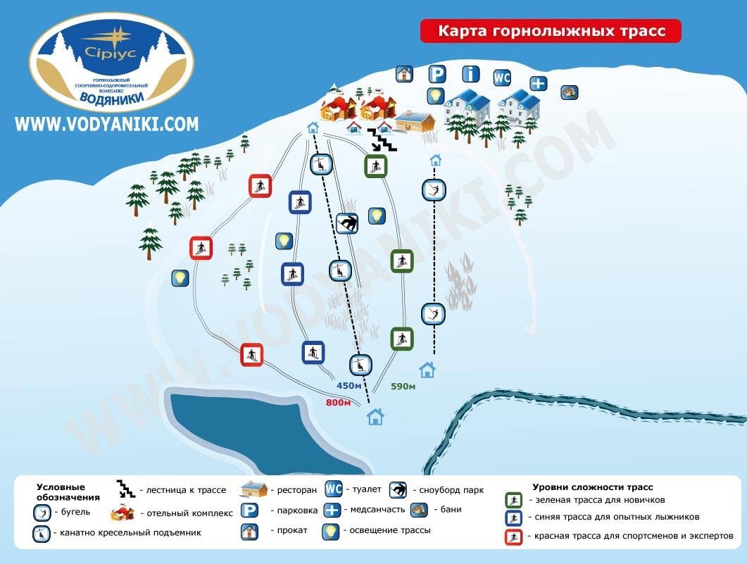 Cherkassy – Vodyaniki trail map