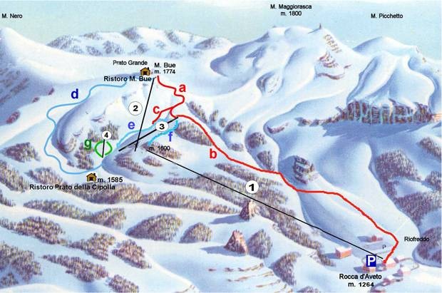 Monte Bue – Santo Stefano d'Aveto trail map