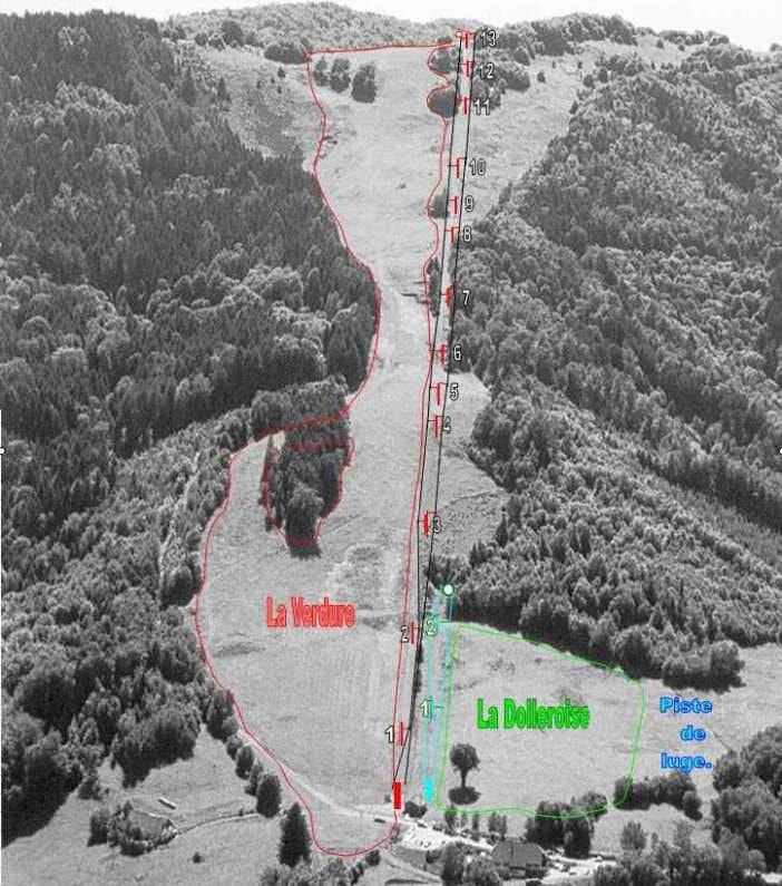 Le Schlumpf – Dolleren trail map