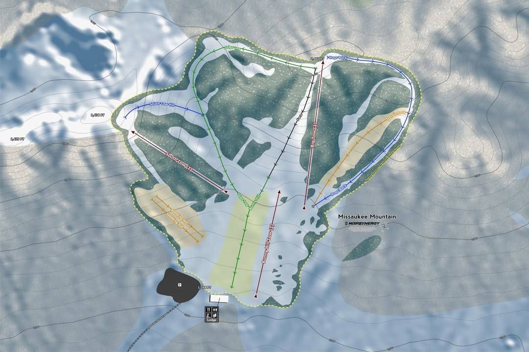 Missaukee Mountain trail map