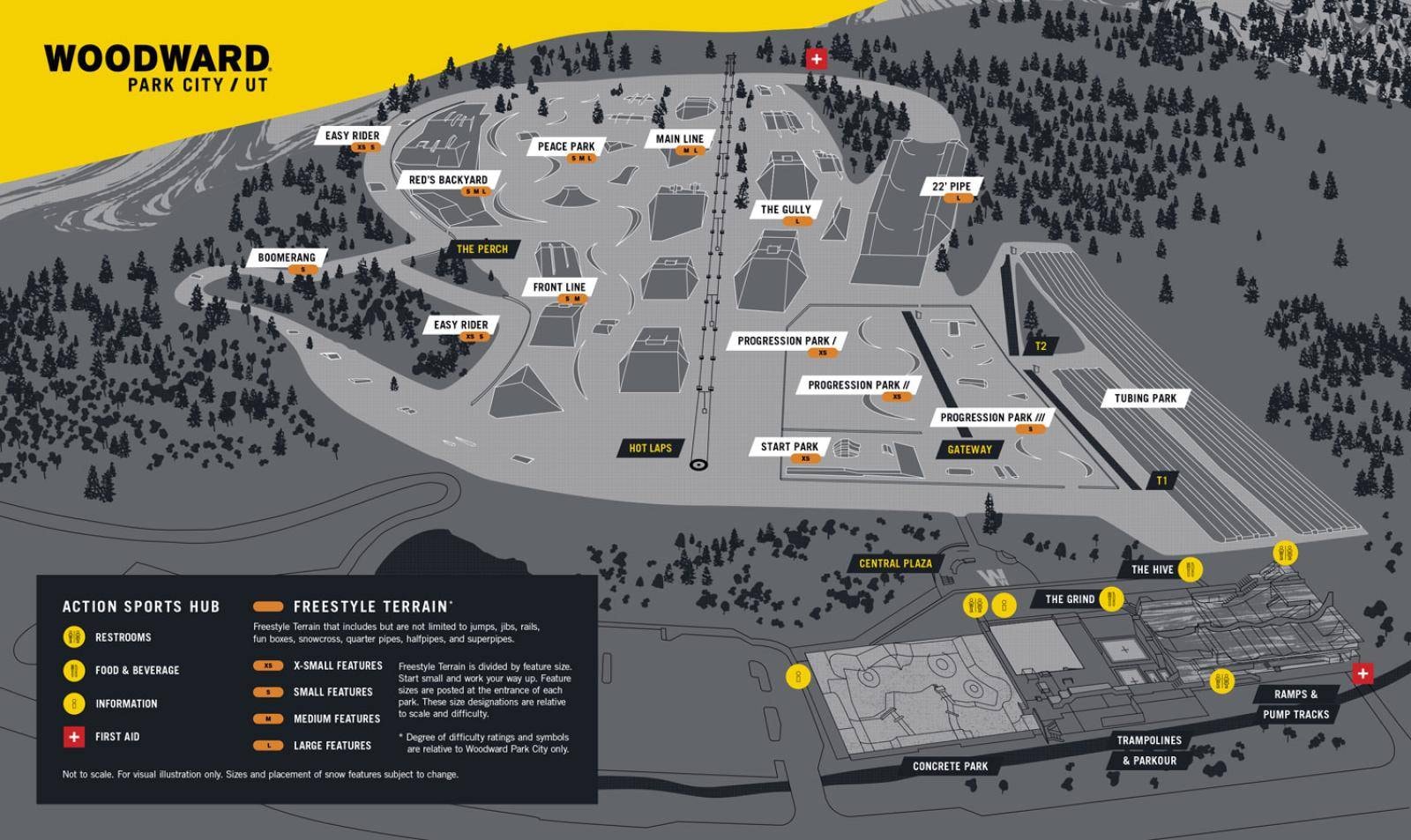 Woodward Park City trail map