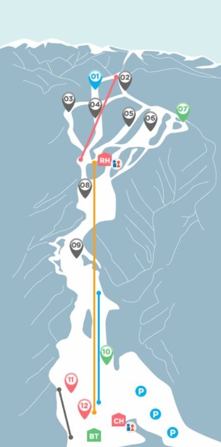 Nomugi Pass – Nomugitoge trail map