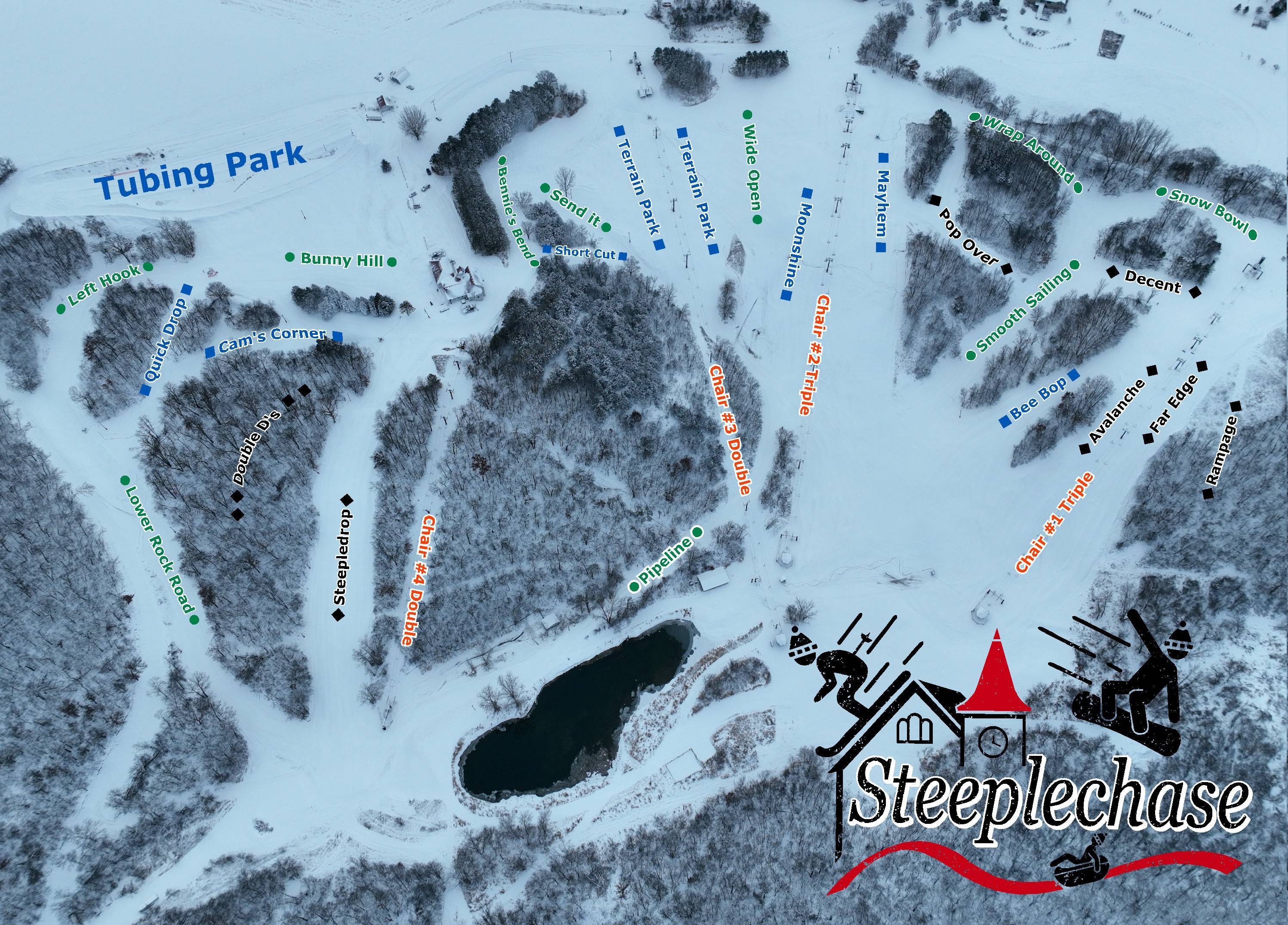 Steeplechase trail map