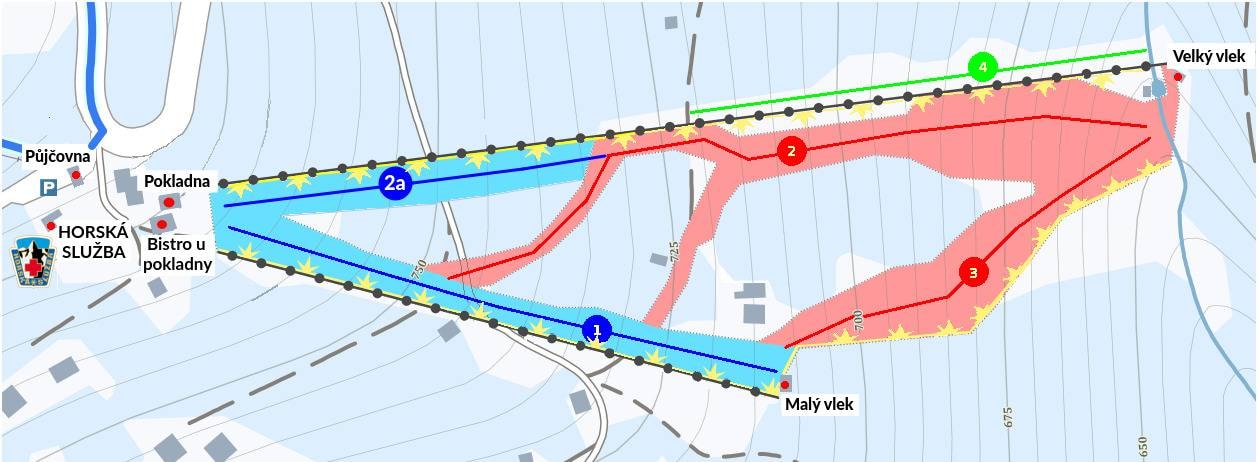 Alšovka – Měděnec trail map
