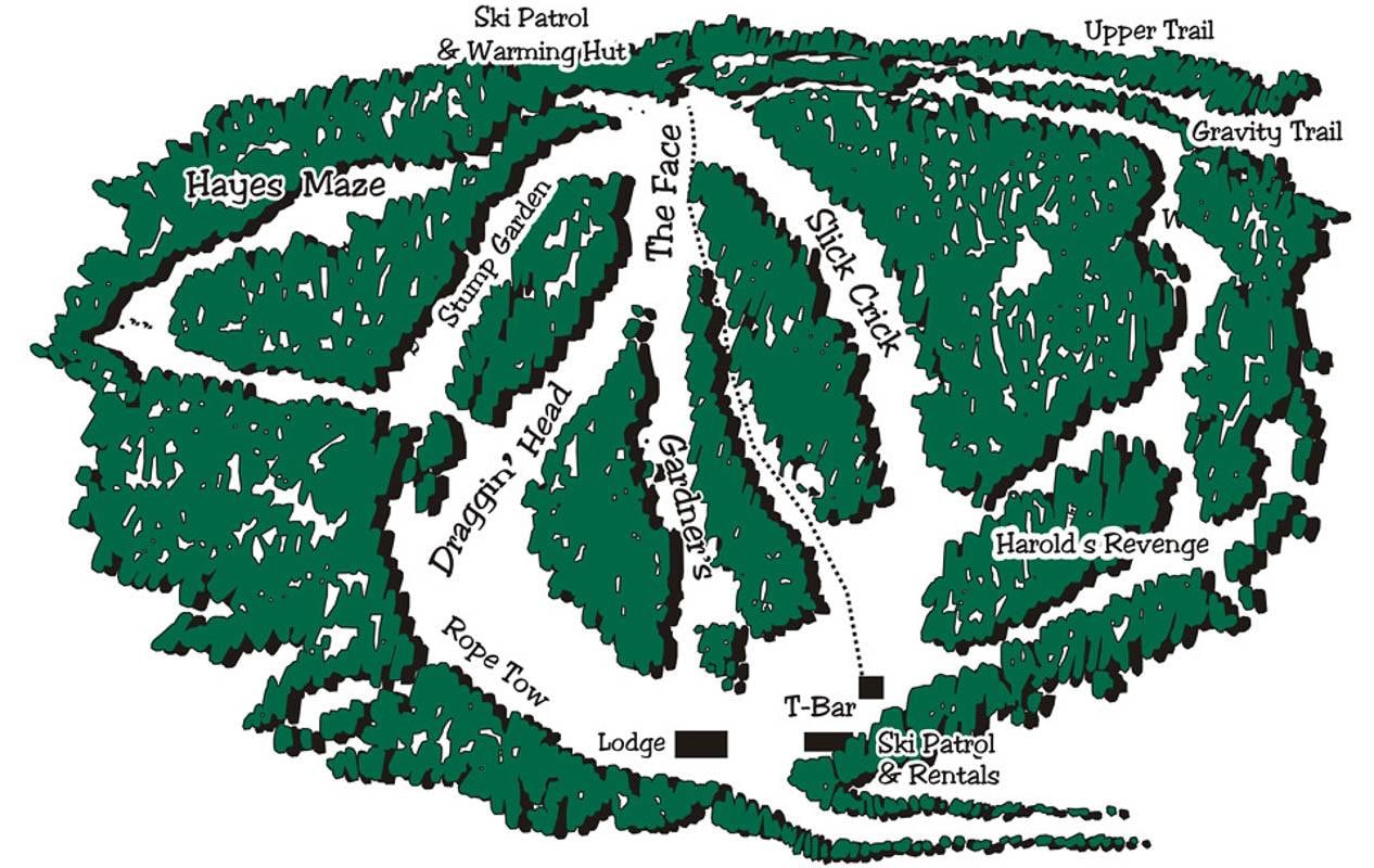 Ferguson Ridge trail map