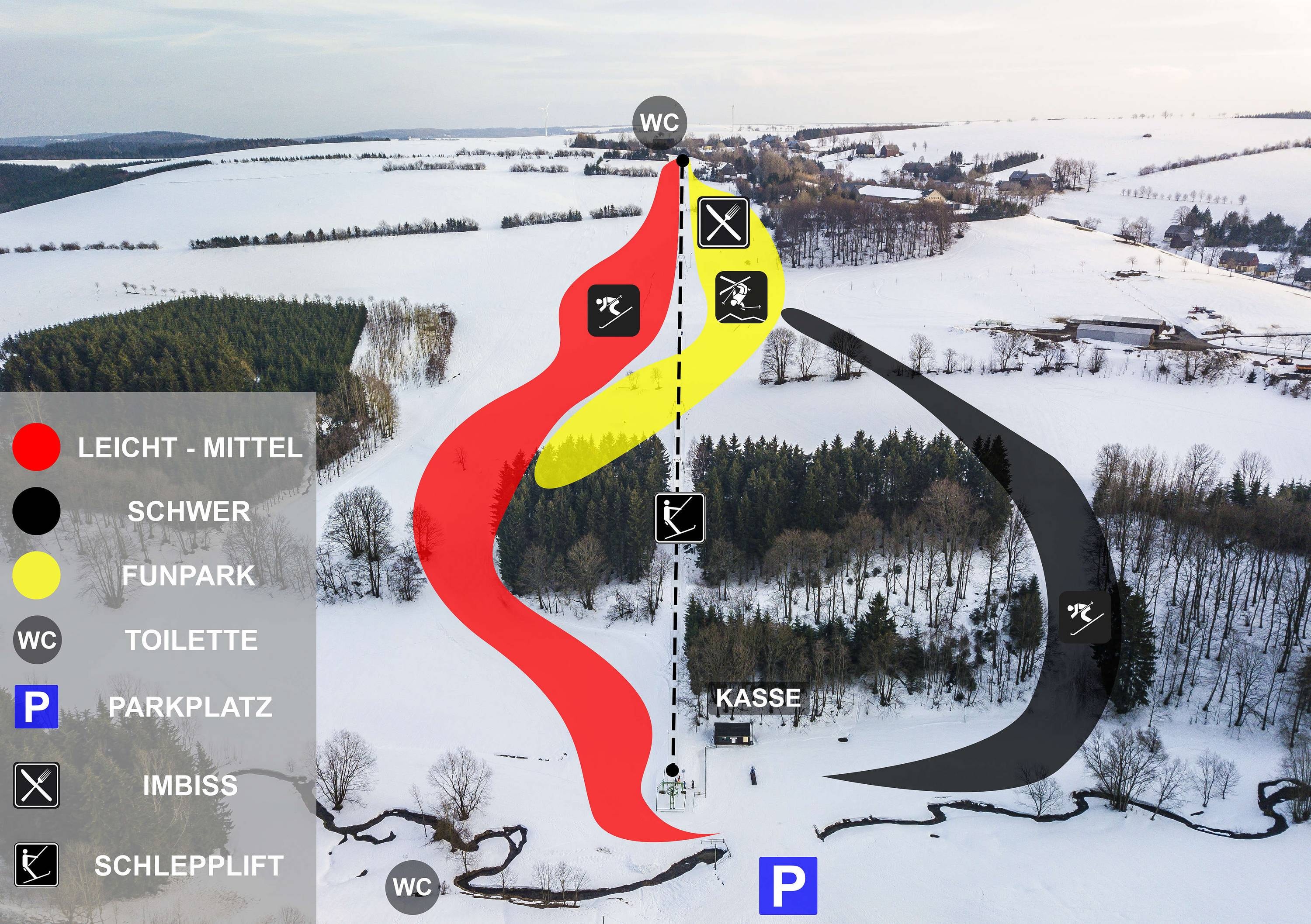Am Richtergrund (Massive Snowpark) – Hermsdorf trail map