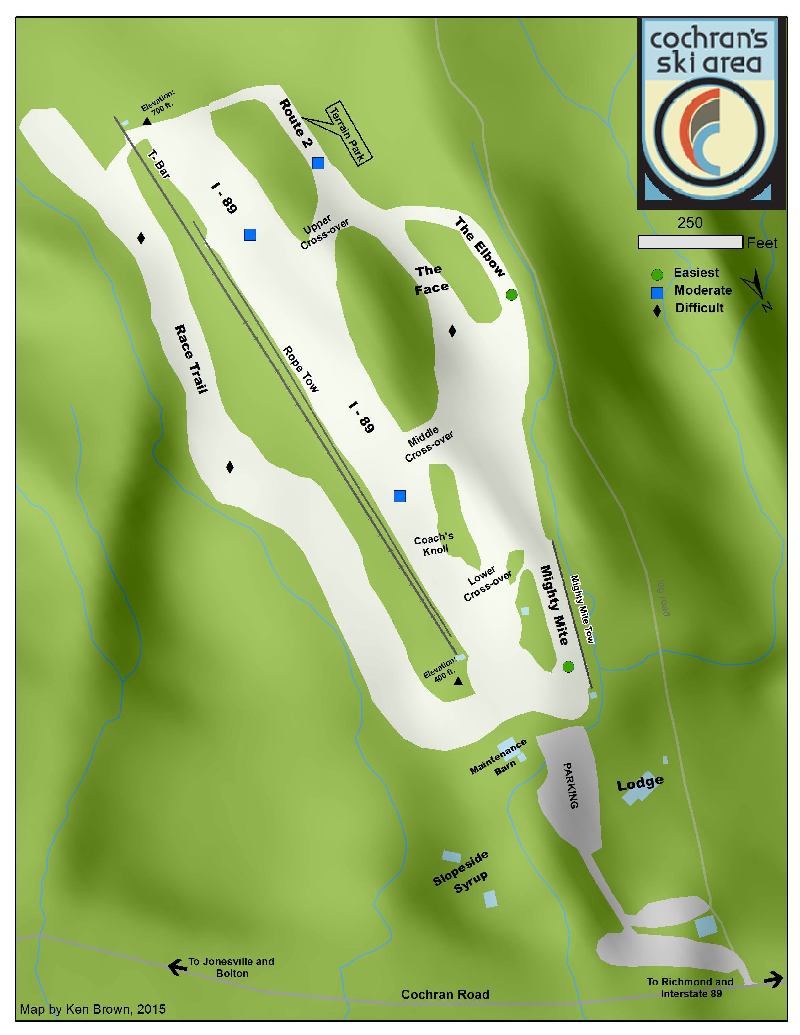 Cochran trail map