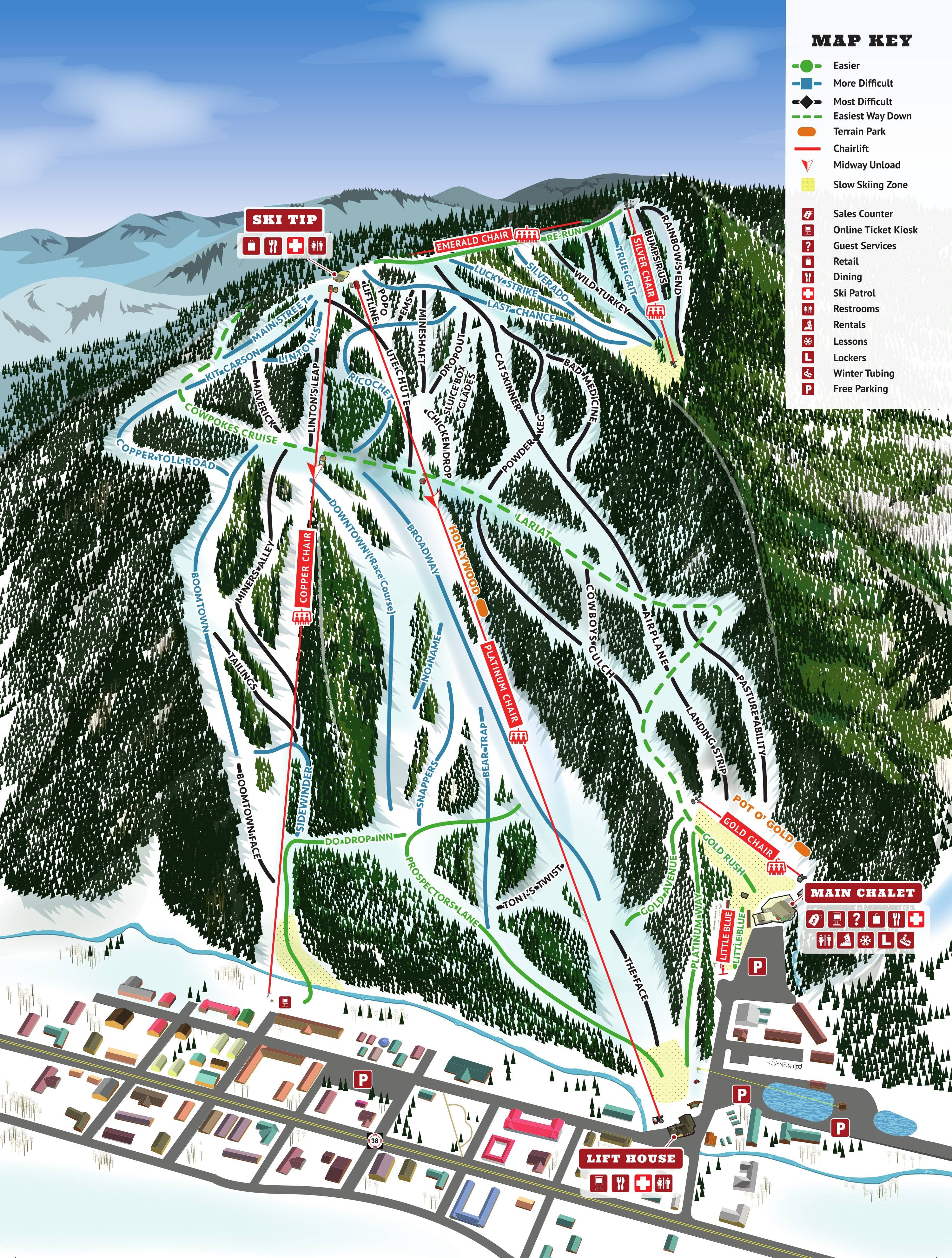 Red River trail map