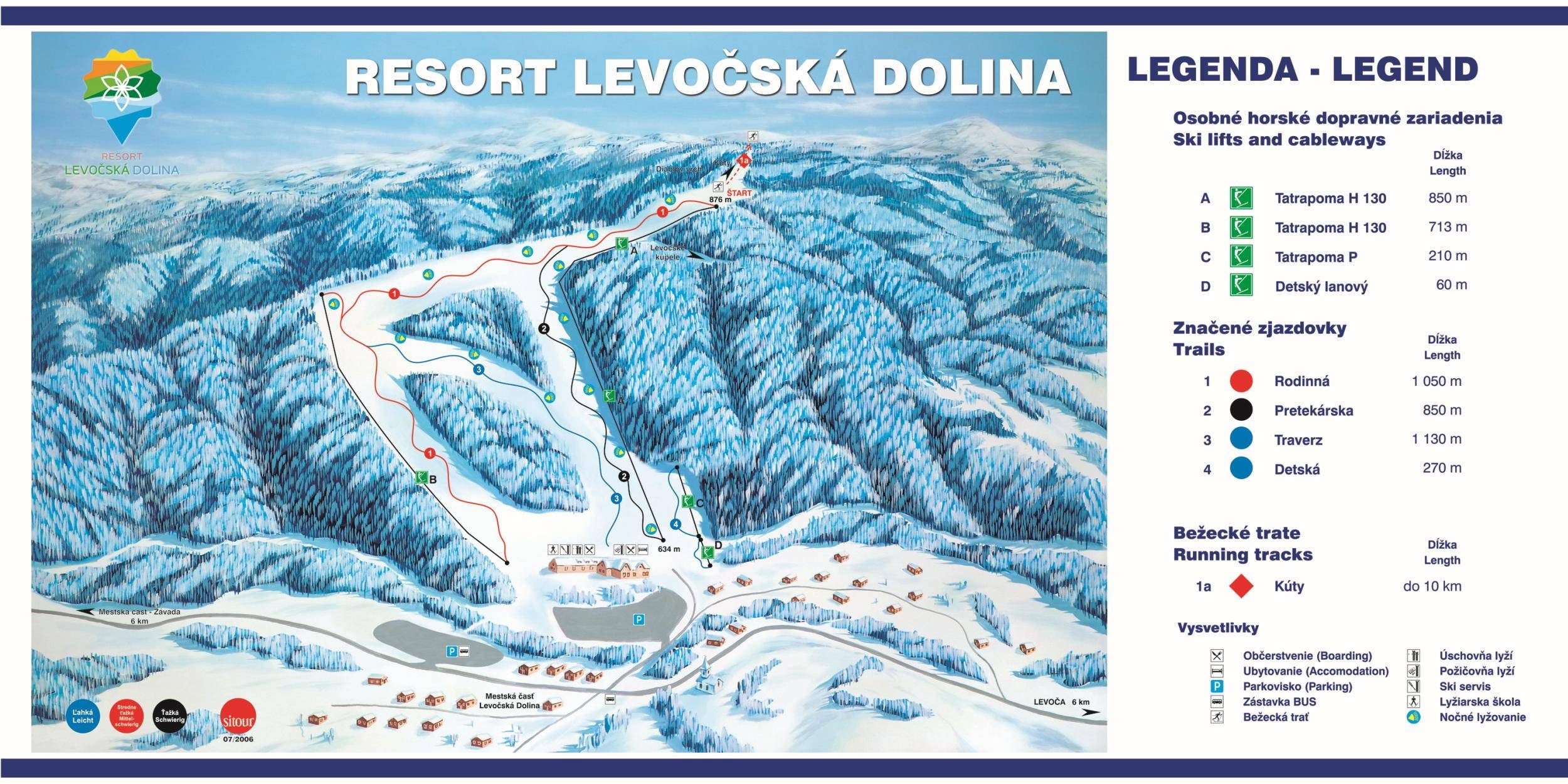 Levoča trail map