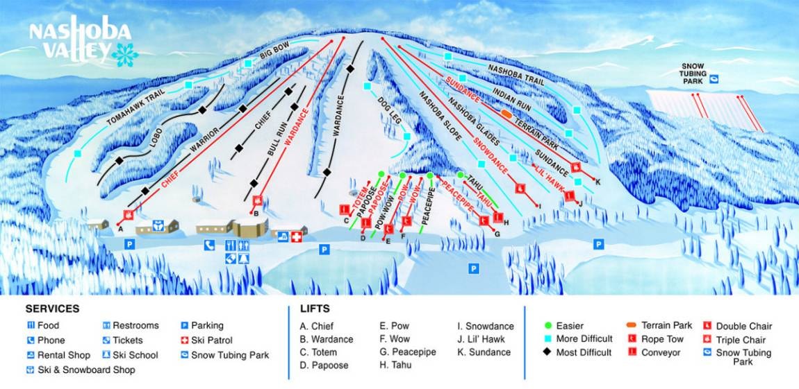 Nashoba Valley trail map