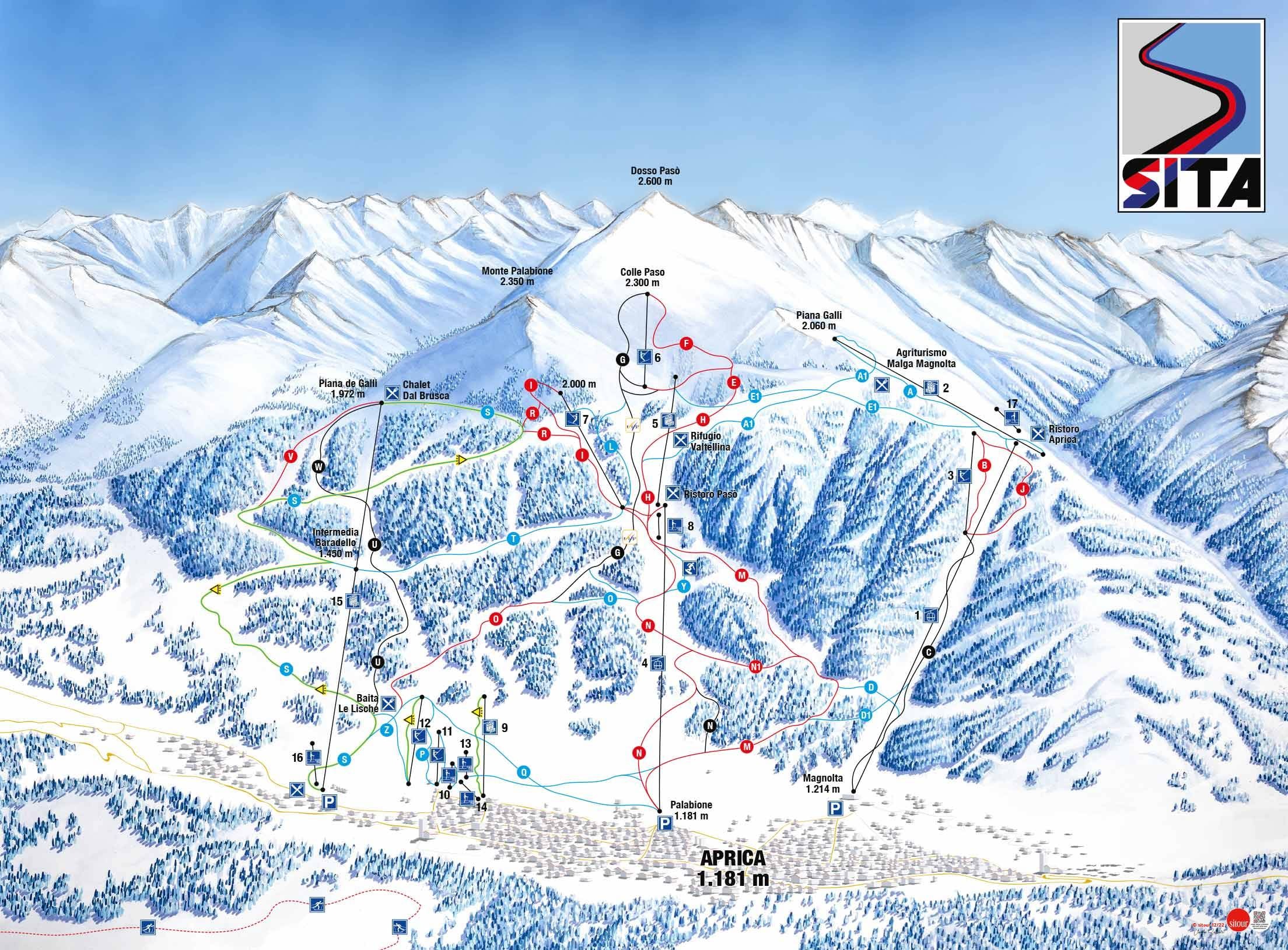 Aprica trail map