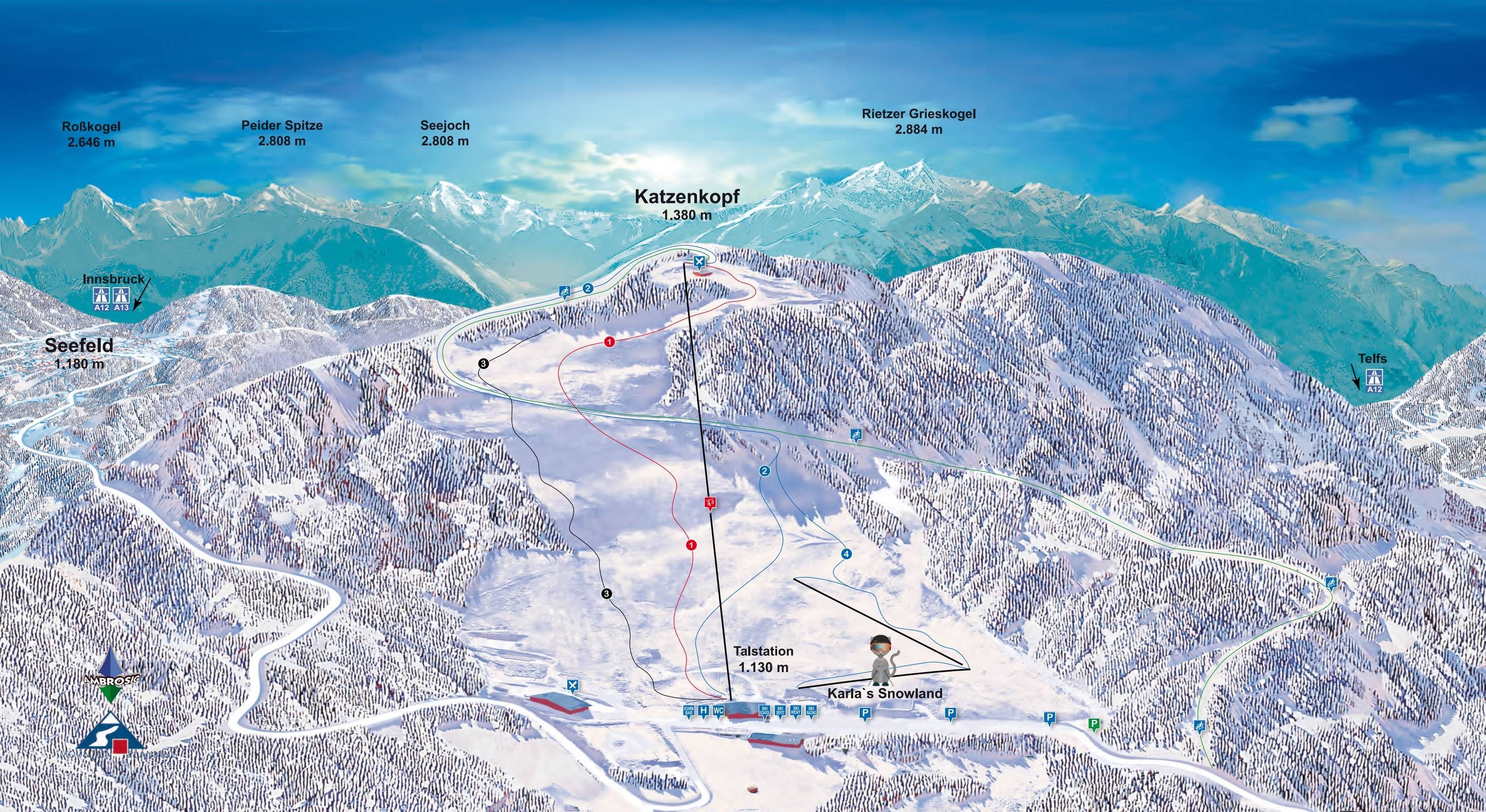 Katzenkopf – Leutasch trail map