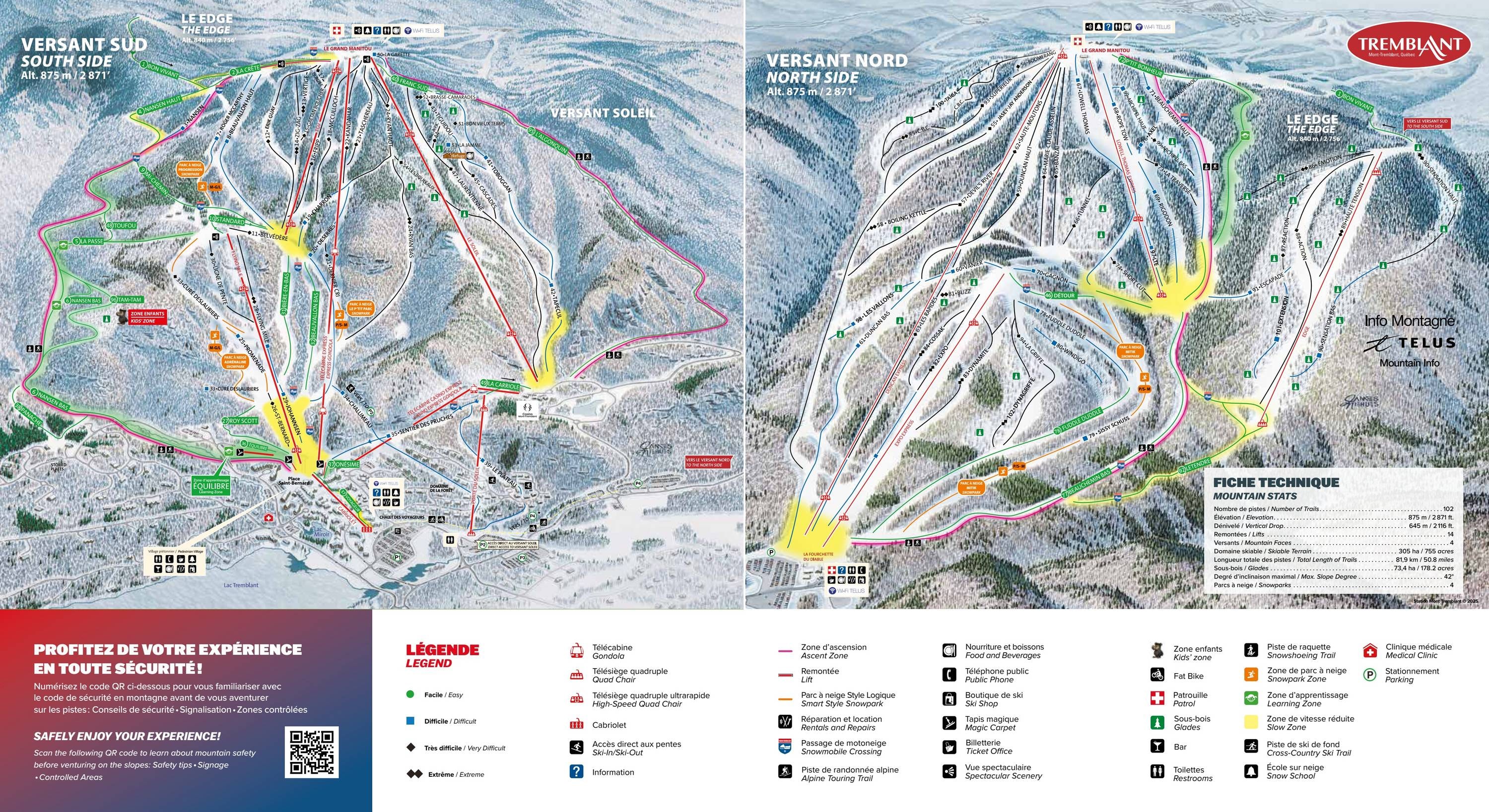 Tremblant trail map