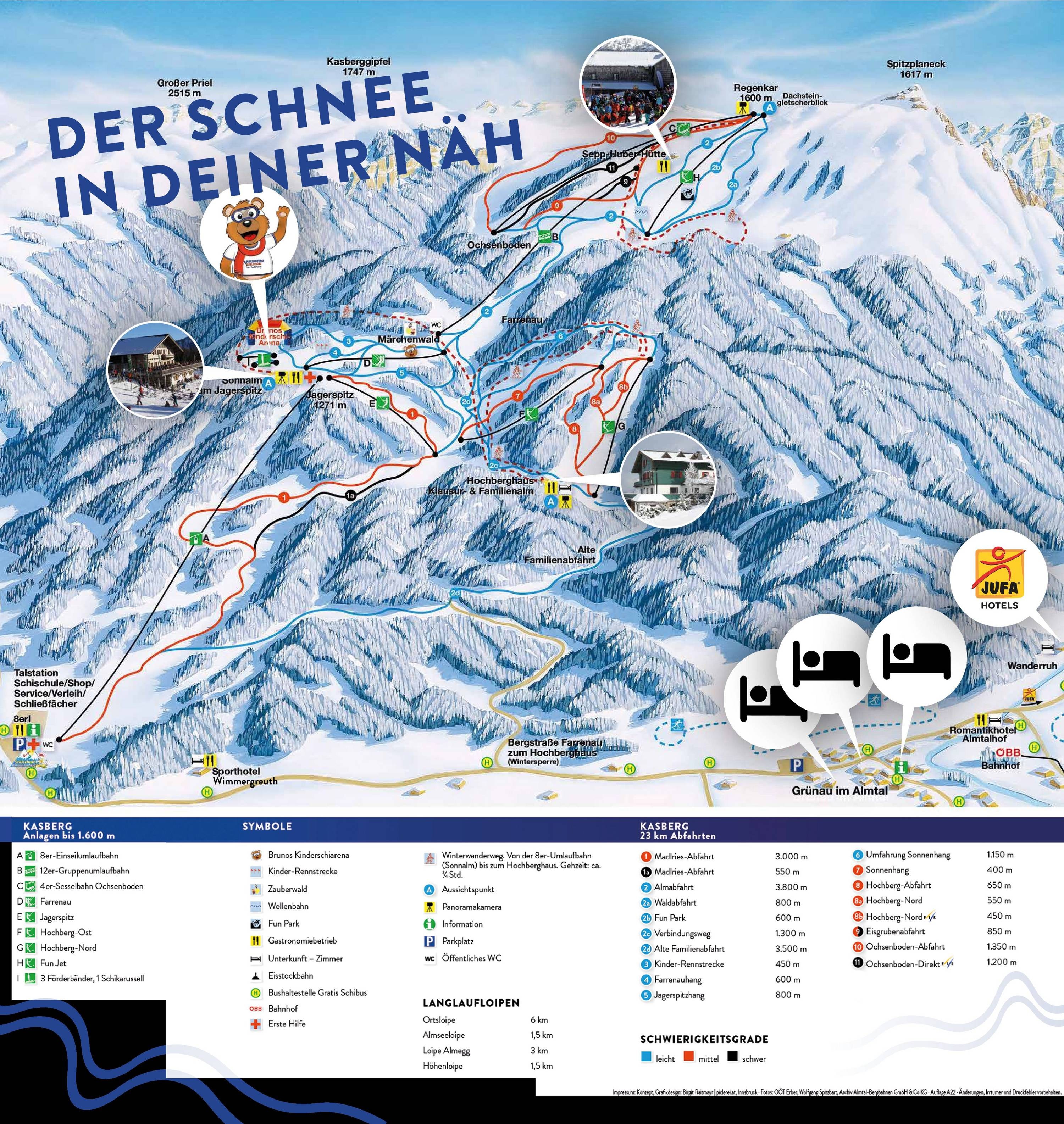 Kasberg – Grünau im Almtal trail map