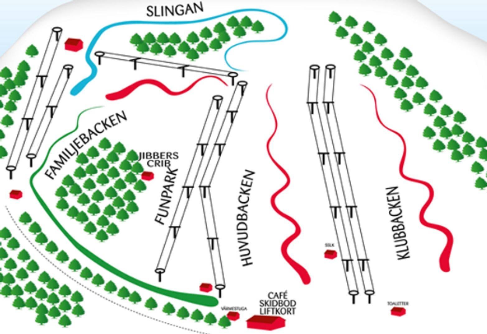 Väsjöbacken – Sollentuna trail map