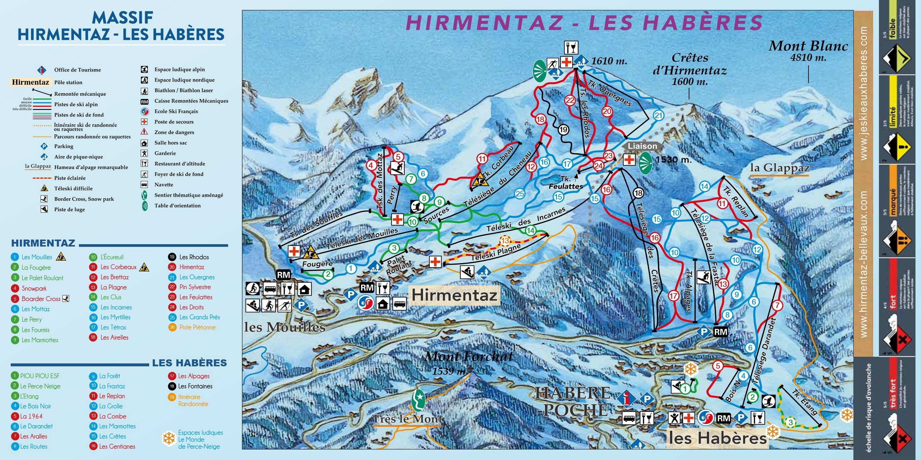 Hirmentaz/Les Habères – Bellevaux/Habère-Poche trail map