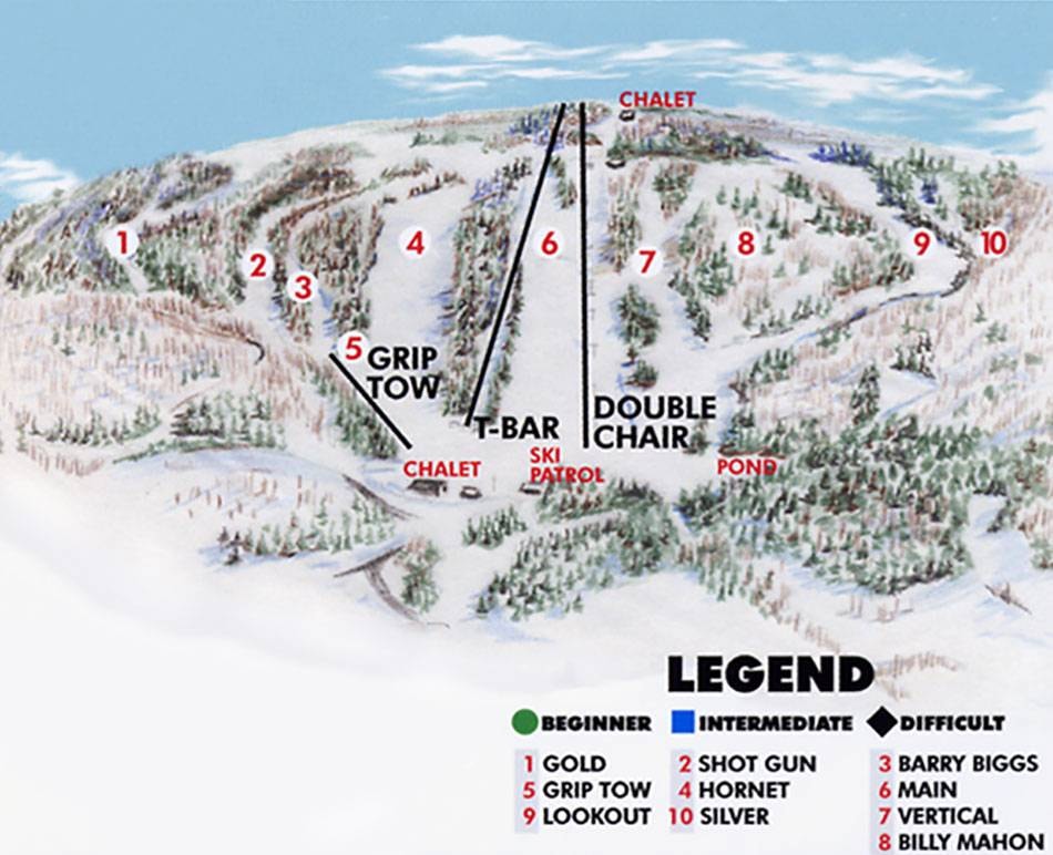Mount Baldy – Thunder Bay trail map