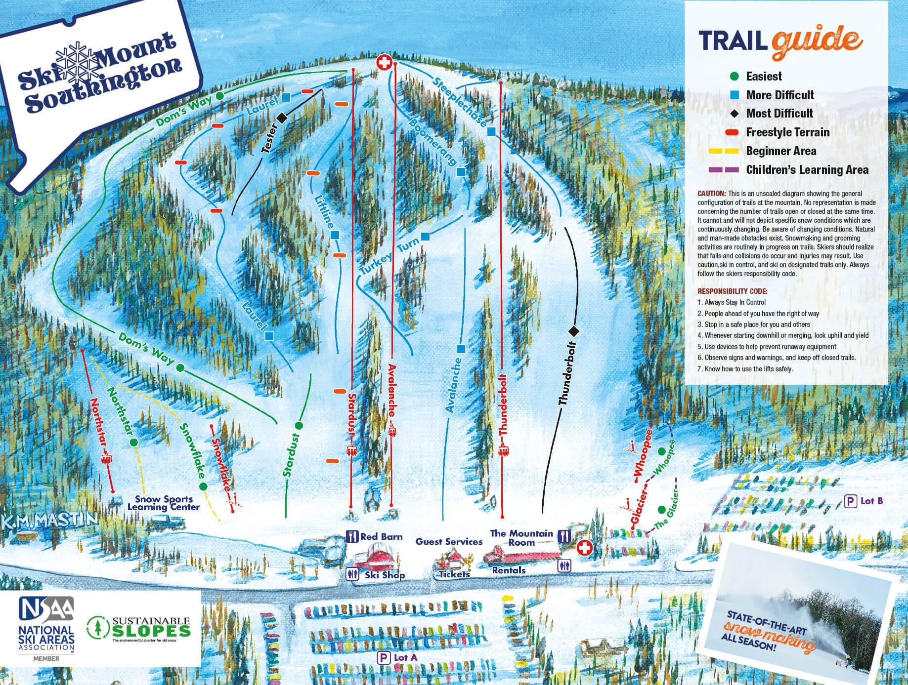 Mt. Southington trail map