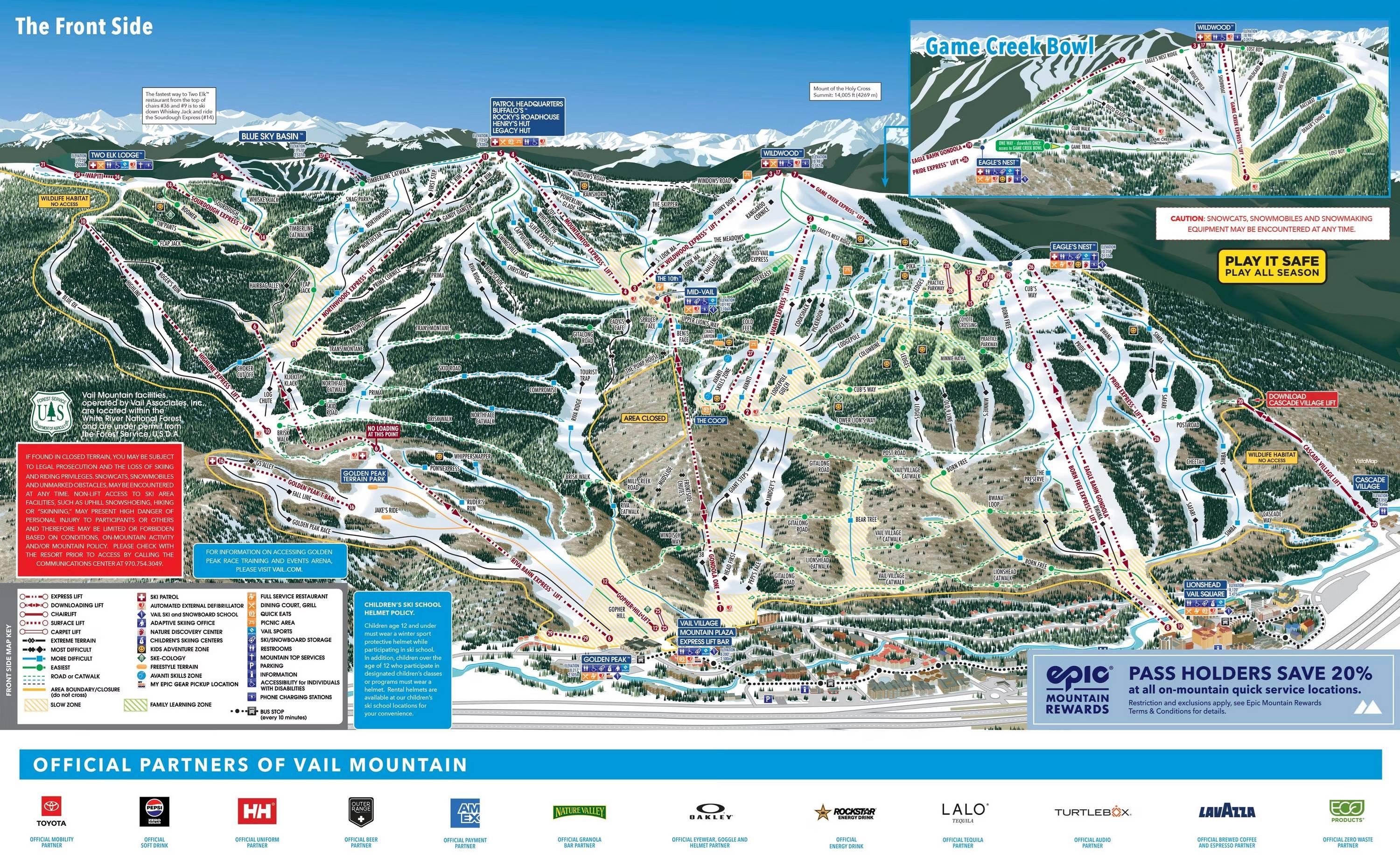 Vail trail map