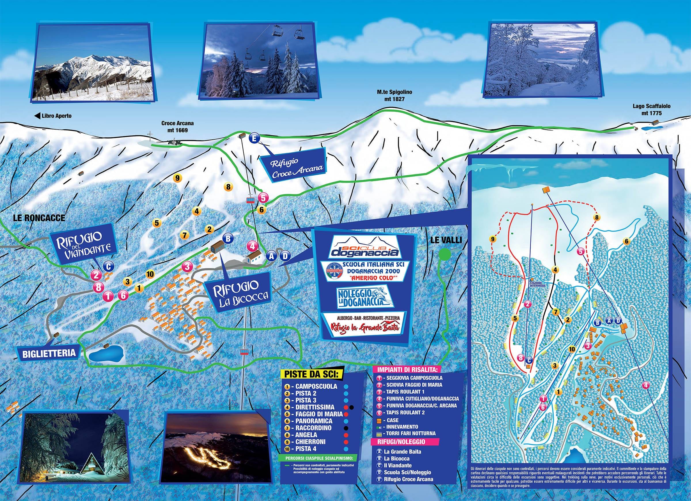 Doganaccia 2000 – Cutigliano trail map