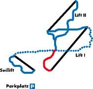 Ötzlifte (Rabenkopf) – Kochel am See trail map