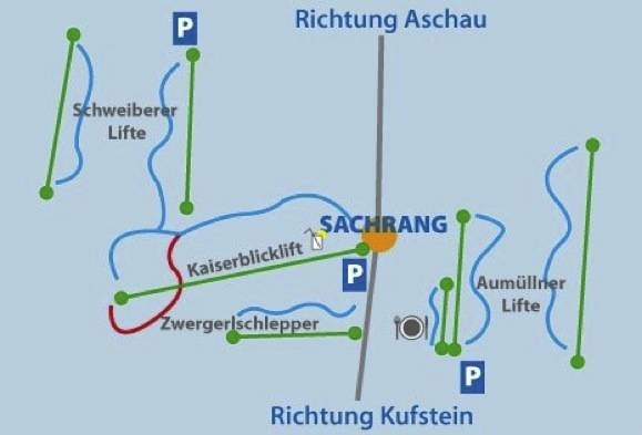 Sachrang trail map