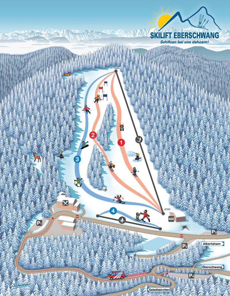 Eberschwang – Hausruck trail map