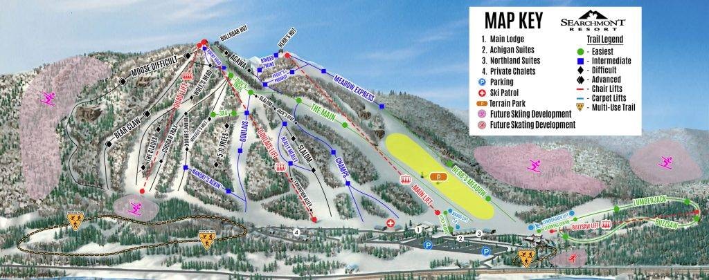 Searchmont trail map